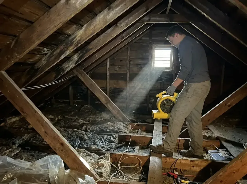 attic-water-damage-drying-proc-007 — frequently asked questions, Emergency Water Extraction & 24/7 Flood Response in Vashon,…